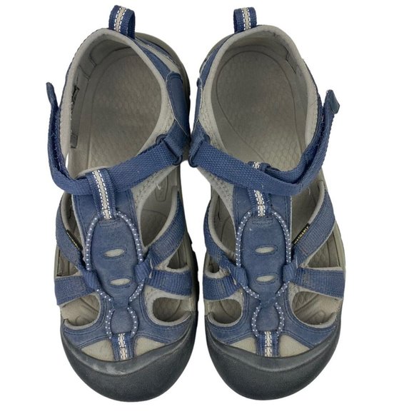 KEEN Blue Grey Closed Toe Washable Water Hiking Outdoor Shoes Sandals US 6 - Picture 6 of 16